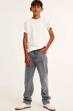 Loose jeans mid waist | Hopeanharmaa | Lapset | Kappahl
