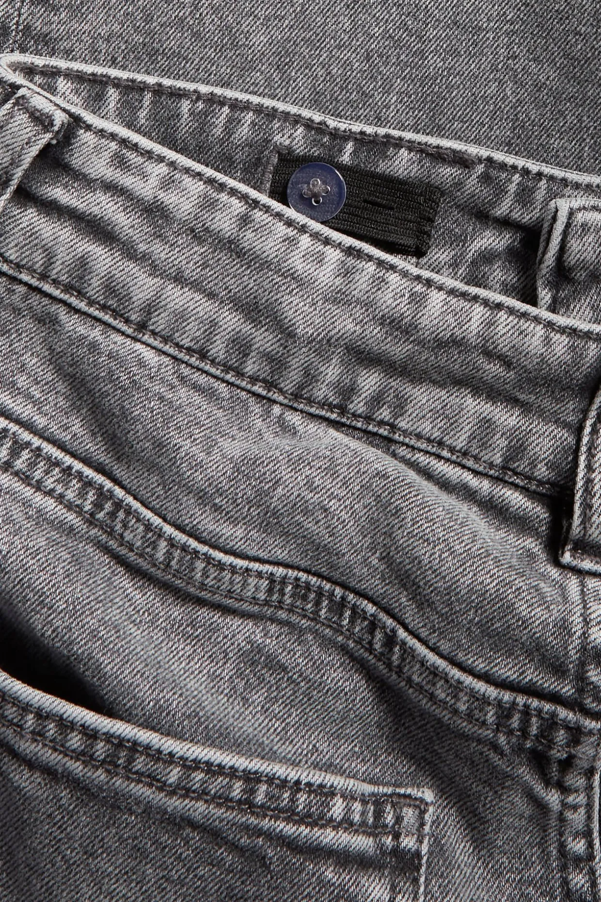 Loose jeans mid waist | Hopeanharmaa | Lapset | Kappahl