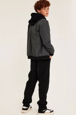 Loose jeans mid waist | Musta denim | Lapset | Kappahl