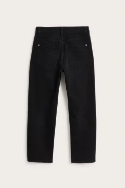Loose jeans mid waist | Musta denim | Lapset | Kappahl