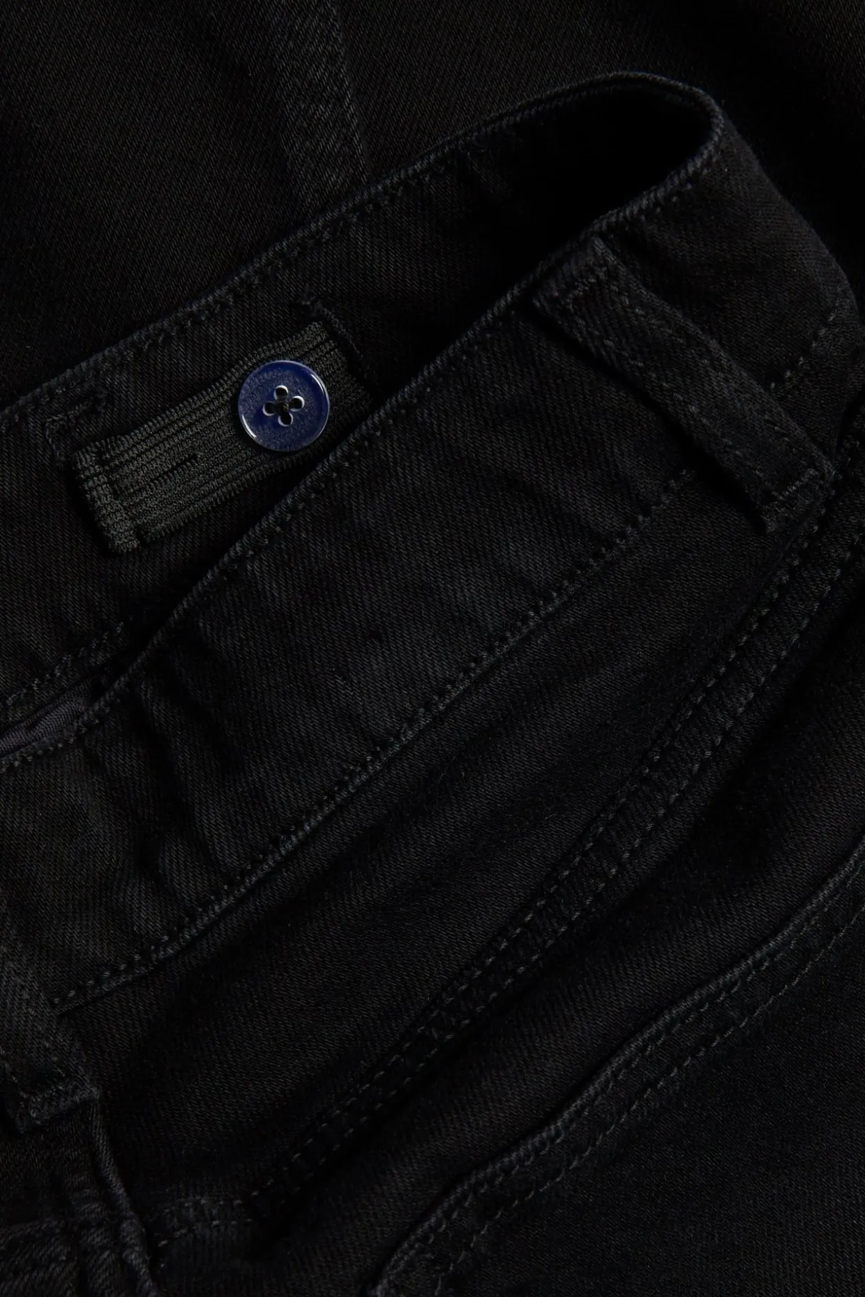 Loose jeans mid waist | Musta denim | Lapset | Kappahl