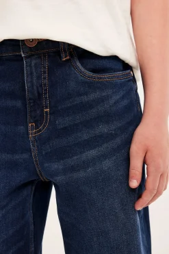 Loose jeans mid waist | Tummansininen | Lapset | Kappahl