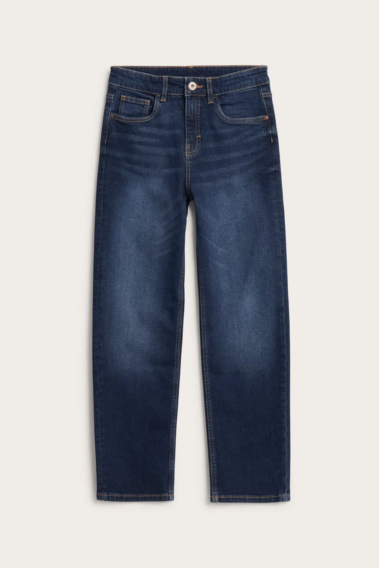 Loose jeans mid waist | Tummansininen | Lapset | Kappahl