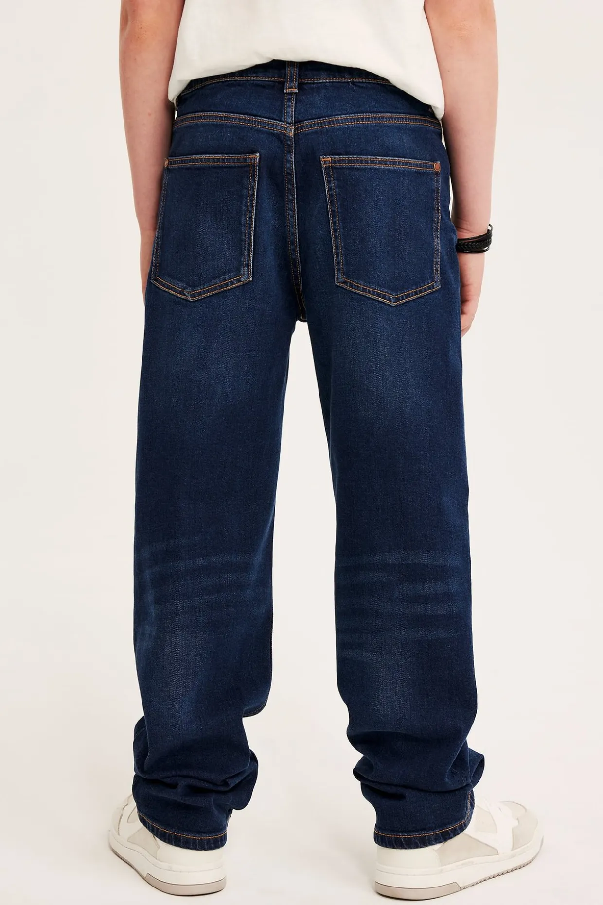 Loose jeans mid waist | Tummansininen | Lapset | Kappahl