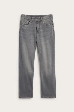 Loose jeans mid waist | Vaaleanharmaa | Lapset | Kappahl