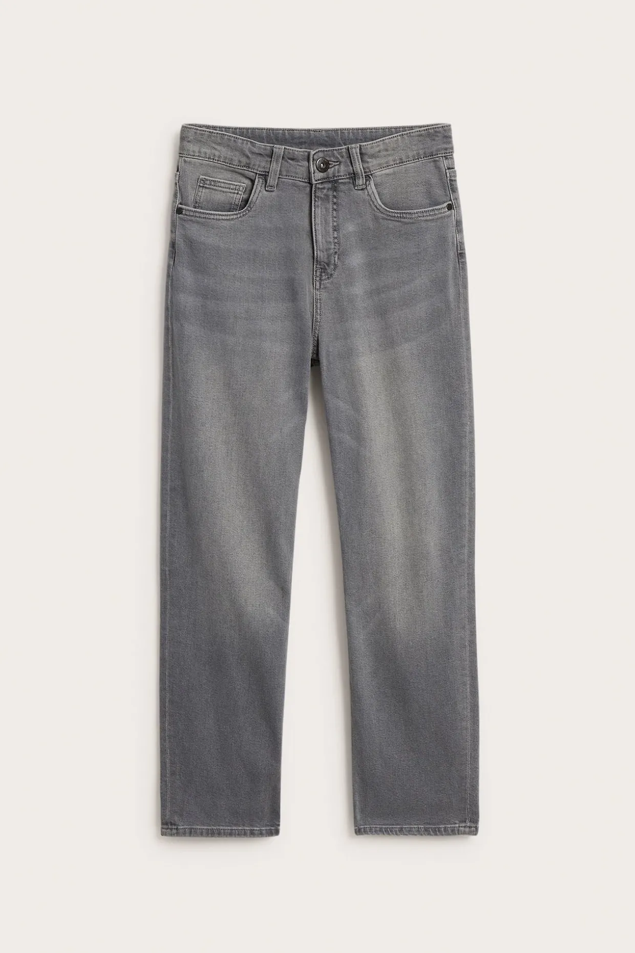 Loose jeans mid waist | Vaaleanharmaa | Lapset | Kappahl