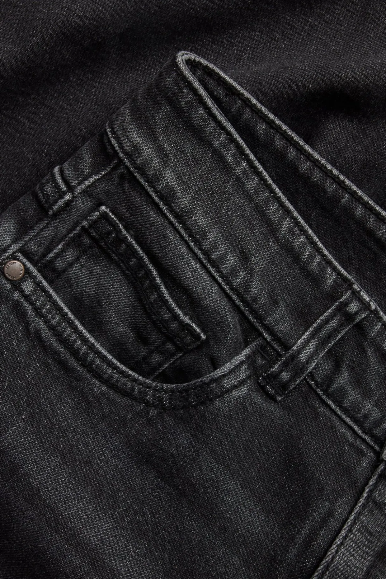 Loose jeans mid waist wide leg | Hopeanharmaa | Lapset | Kappahl