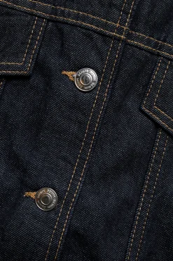 Lyhyemmän mallinen farkkutakki | Tumma denim | Naiset | Kappahl