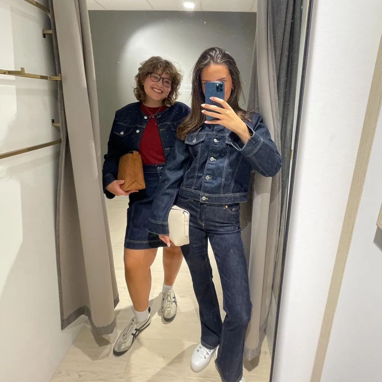 Lyhyt farkkutakki | Tumma denim | Naiset | Kappahl