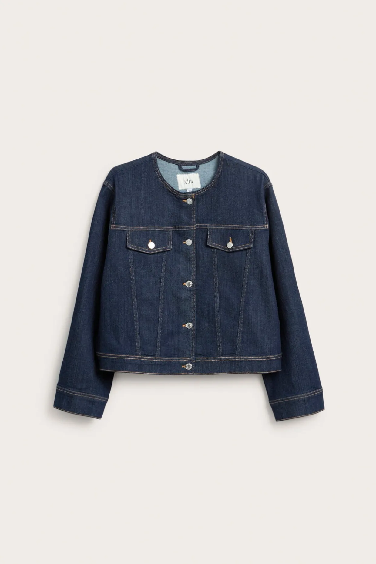 Lyhyt farkkutakki | Tumma denim | Naiset | Kappahl