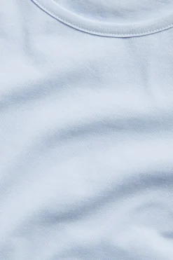 Lyhythihainen paita puuvillatrikoosta | Vaaleansininen | Lapset | Kappahl
