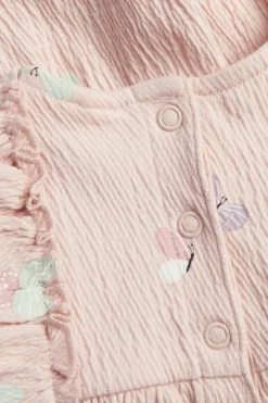 Lyhythihainen perhoskuvioinen mekko | Pinkki | Vauvat | Kappahl
