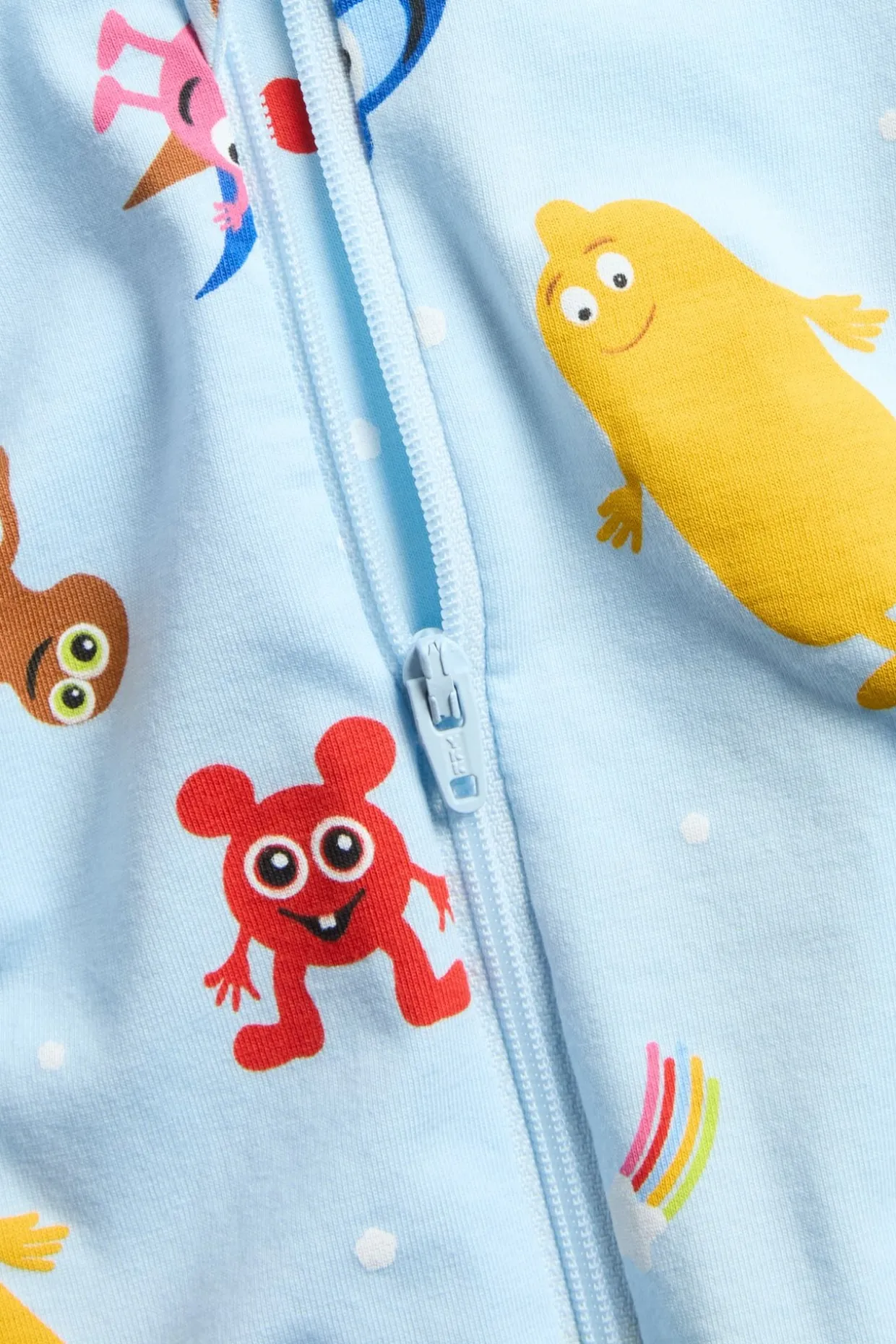 Lyhythihainen pyjama Babblarna | Vaaleansininen | Vauvat | Kappahl