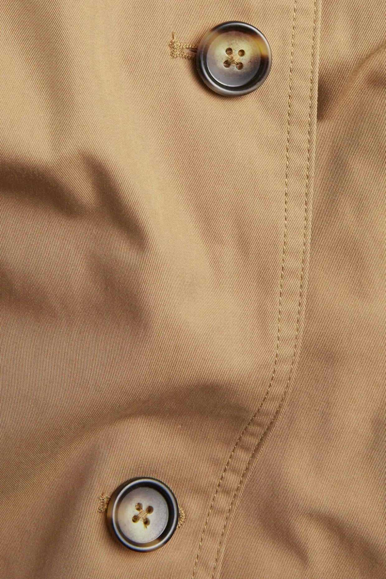 Lyhyt trenssitakki | Beige | Naiset | Kappahl