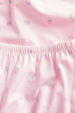 Mansikka-aiheinen pyjamasetti | Pinkki | Lapset | Kappahl