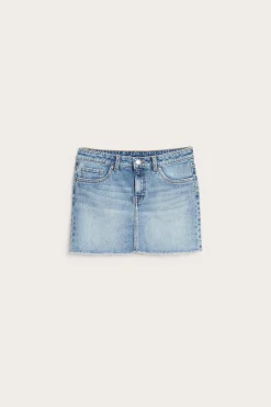 Matalavyötäröinen farkkuhame | Vaalea denim | Lapset | Kappahl