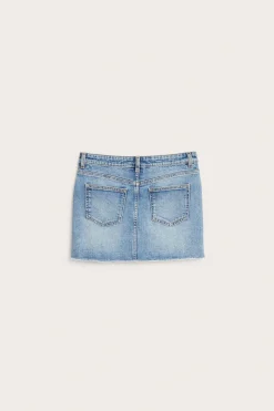 Matalavyötäröinen farkkuhame | Vaalea denim | Lapset | Kappahl
