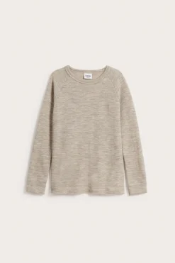 Merinovillaa oleva Kaxs-malliston aluskerrastopaita | Meleerattu beige | Lapset | Kappahl