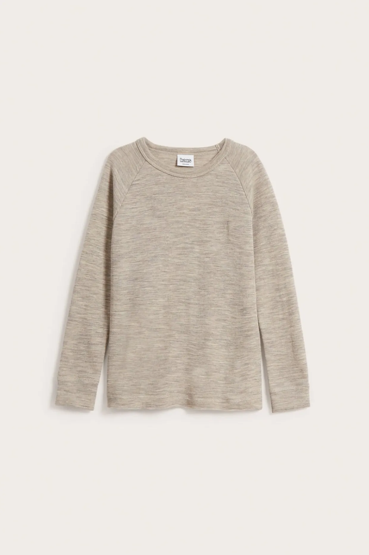 Merinovillaa oleva Kaxs-malliston aluskerrastopaita | Meleerattu beige | Lapset | Kappahl