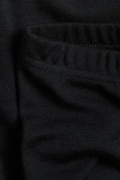 Merinovillaa olevat leggingsit | Musta | Naiset | Kappahl