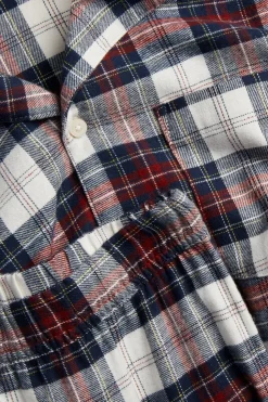 Miesten ruudullinen flanellipyjama | Tummansininen | Miehet | Kappahl