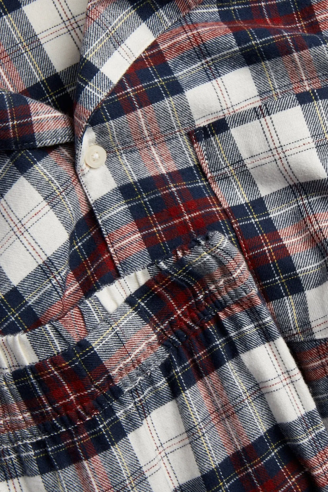 Miesten ruudullinen flanellipyjama | Tummansininen | Miehet | Kappahl