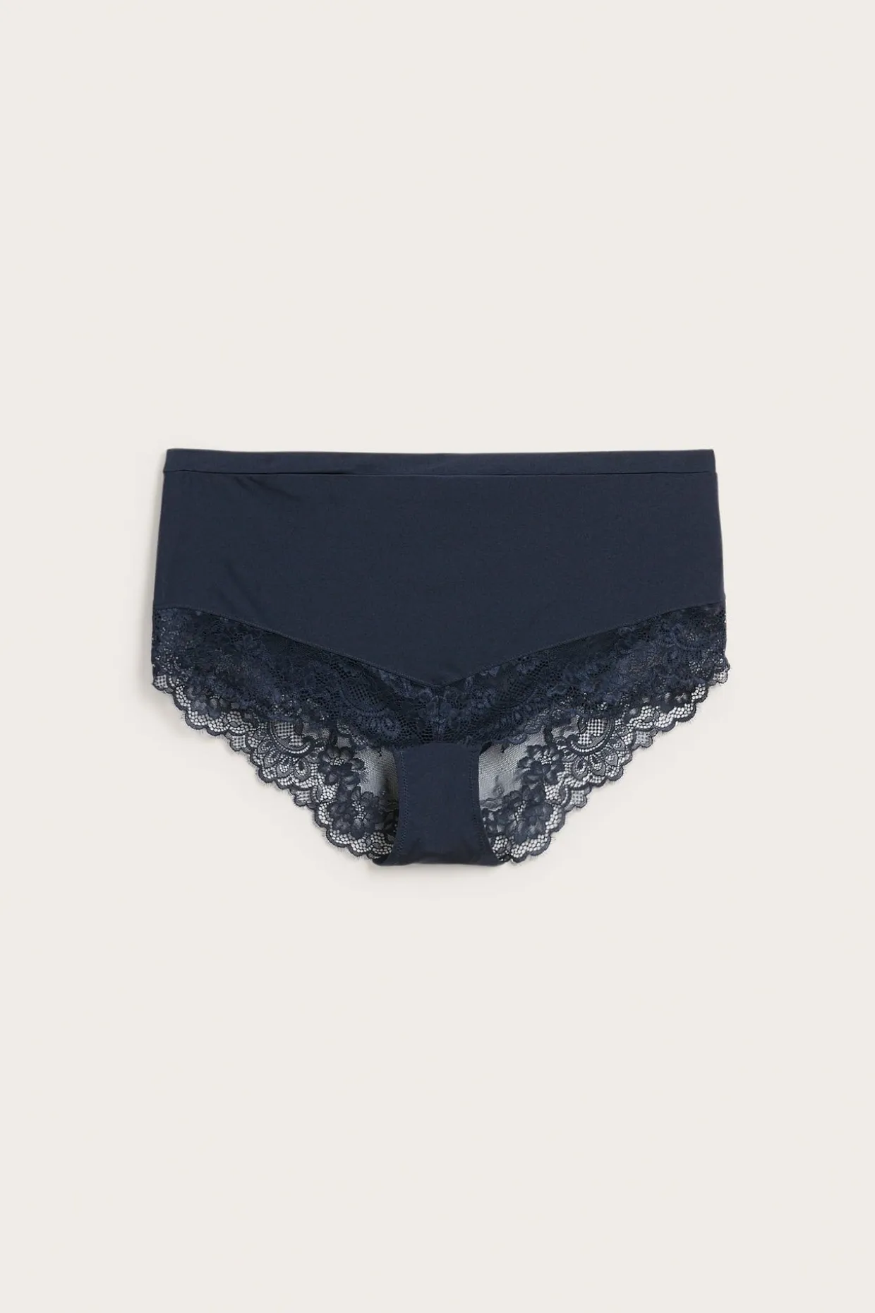 Mikromateriaalia olevat hipsterit | Tummansininen | Naiset | Kappahl