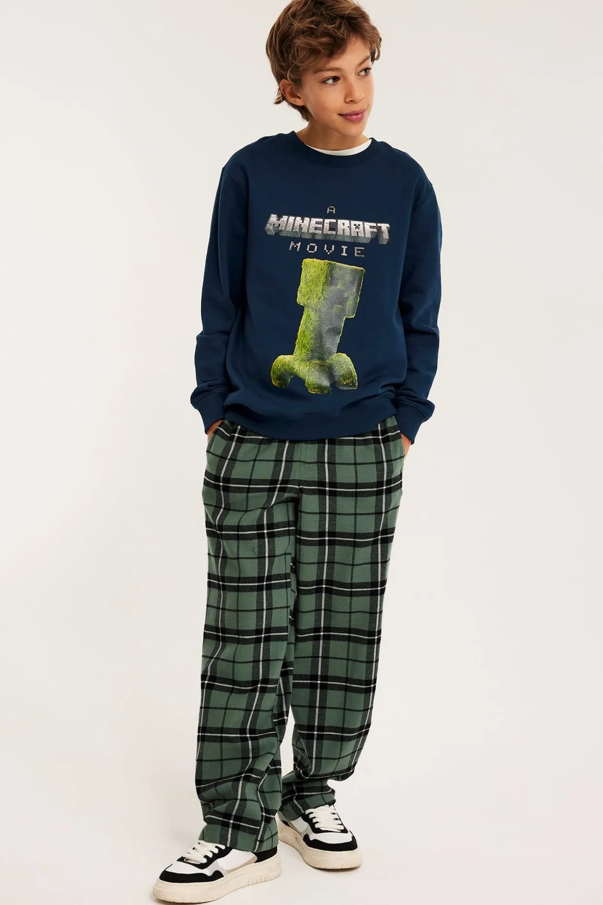 Minecraft-collegepaita | Tummansininen | Lapset | Kappahl