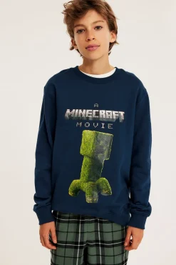 Minecraft-collegepaita | Tummansininen | Lapset | Kappahl