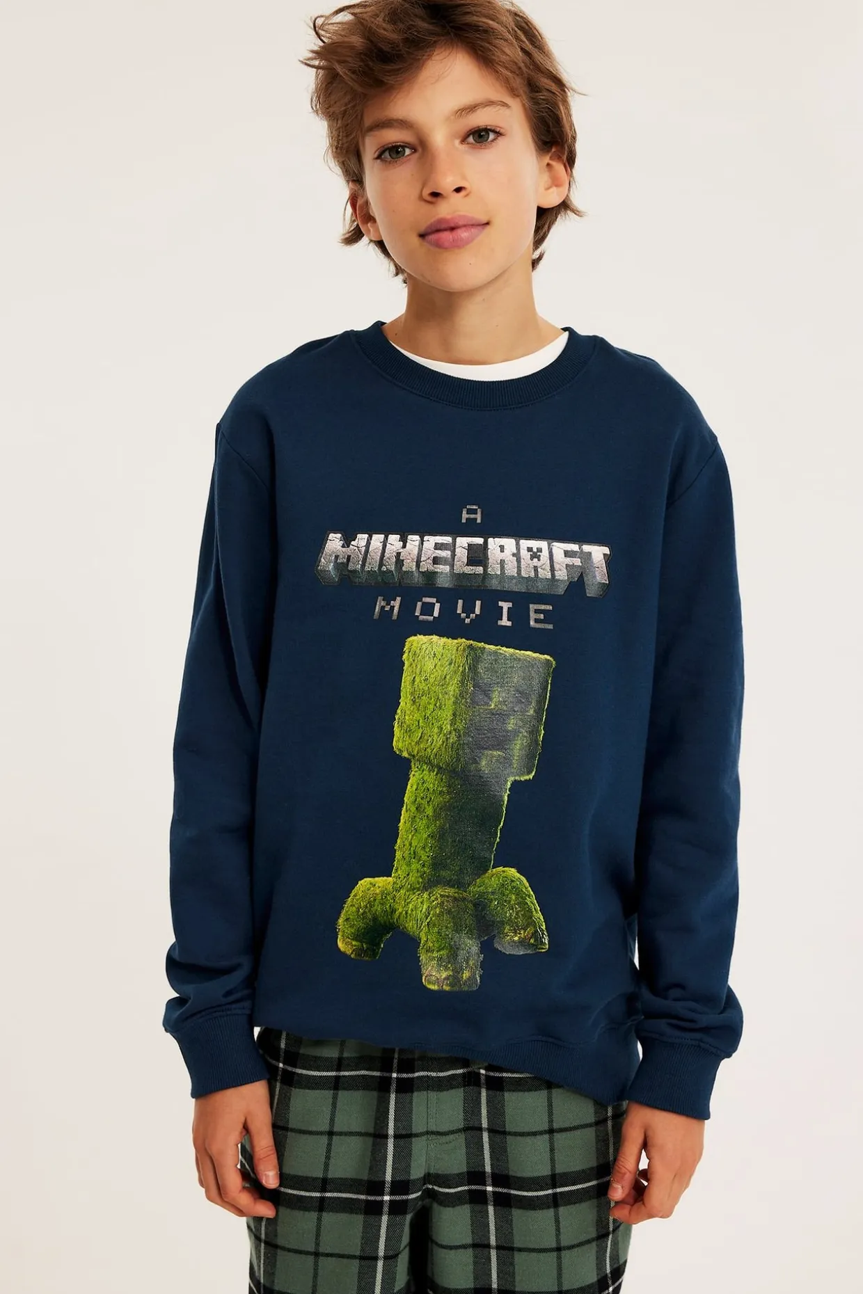 Minecraft-collegepaita | Tummansininen | Lapset | Kappahl