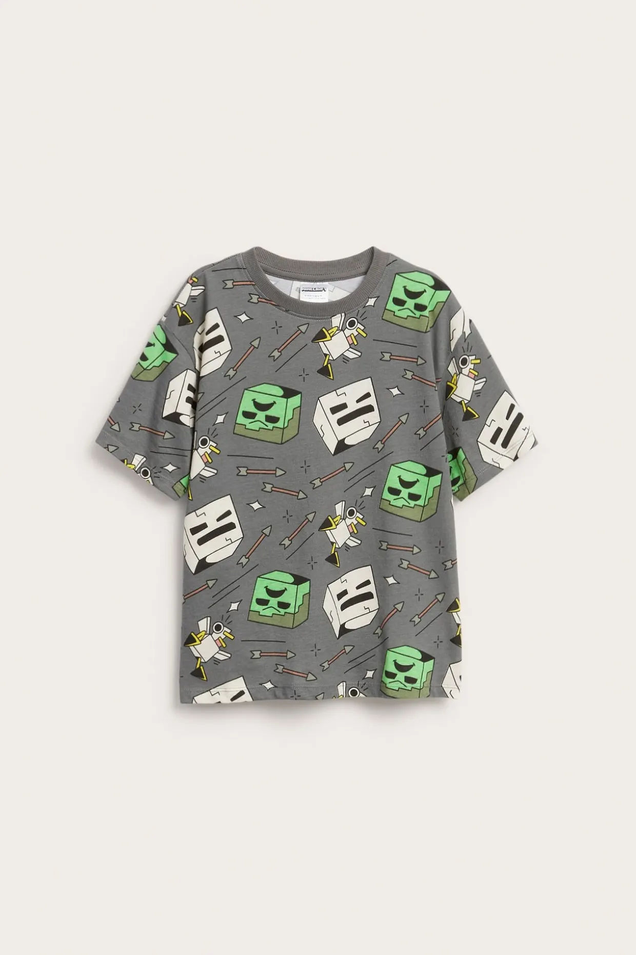 Minecraft-t-paita | Harmaa | Lapset | Kappahl