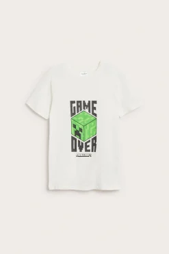Minecraft-t-paita | Luonnonvalkoinen | Lapset | Kappahl