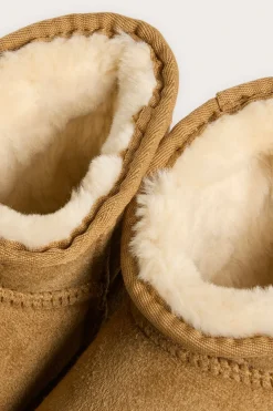 Mokkanahkajäljitelmää olevat saappaat | Beige | Lapset | Kappahl