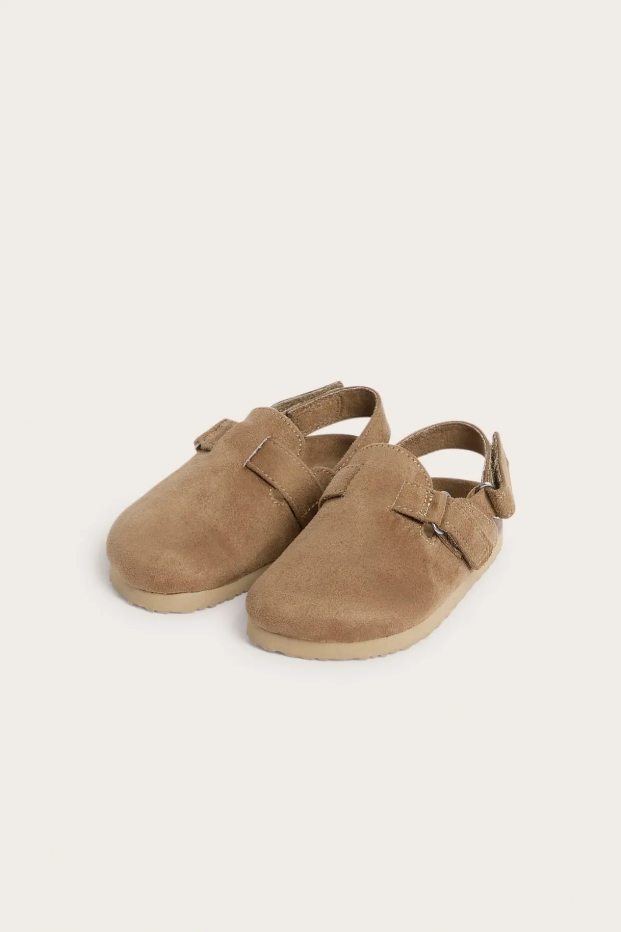 Mokkanahkajäljitelmää olevat tohvelit | Beige | Lapset | Kappahl