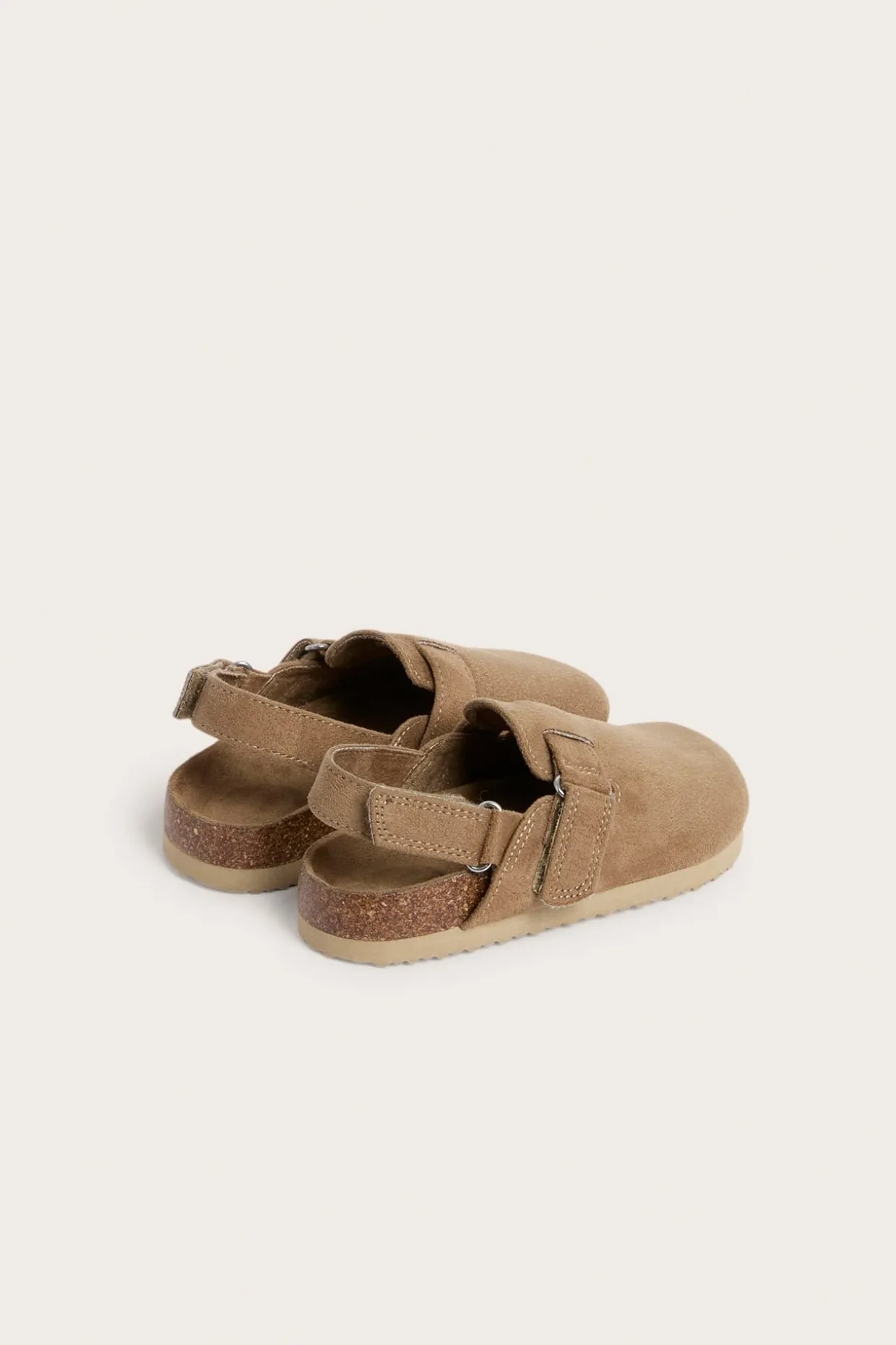 Mokkanahkajäljitelmää olevat tohvelit | Beige | Lapset | Kappahl