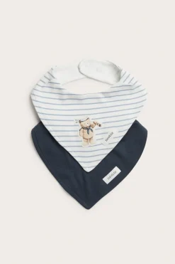 Nallekarhuaiheiset ruokalaput, 2-pack | Luonnonvalkoinen | Vauvat | Newbie