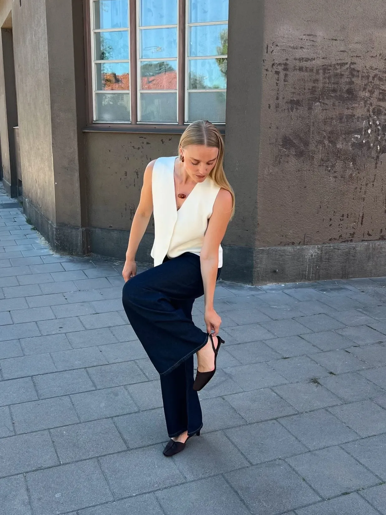 Neuleliivi | Luonnonvalkoinen | Naiset | Kappahl