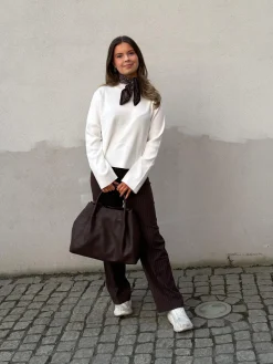 Neulepusero, jossa kaulus | Luonnonvalkoinen | Naiset | Kappahl
