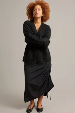 Neuletakki mohairsekoitteesta | Musta | Naiset | Kappahl