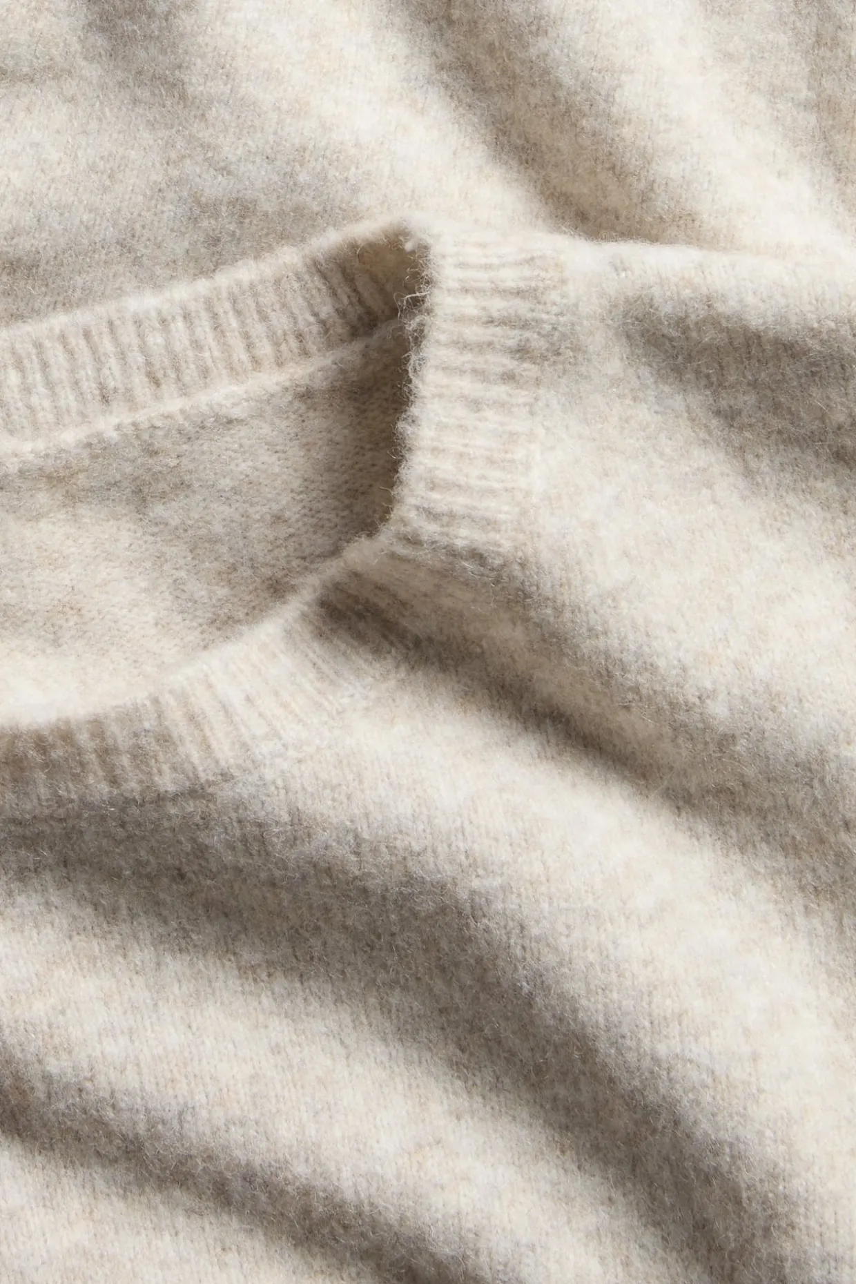 Neulottu pusero, jossa on venepääntie | Beige | Lapset | Kappahl