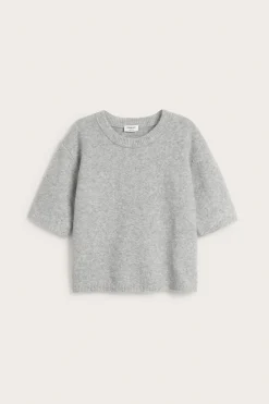 Neulottu t-paita | Vaaleanharmaa | Lapset | Kappahl