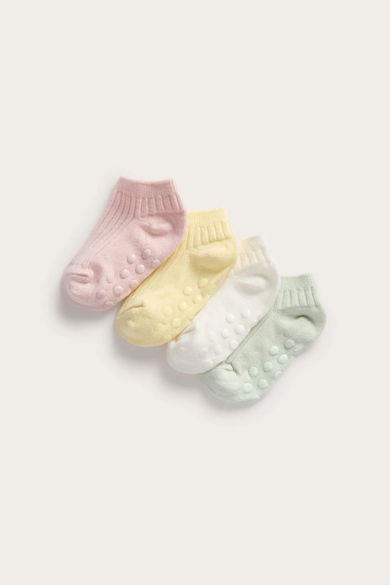 Nilkkasukat, 4 parin pakkaus | Pinkki | Vauvat | Kappahl