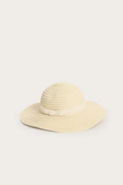 Olkihattu pitsinauhalla | Beige | Lapset | Kappahl