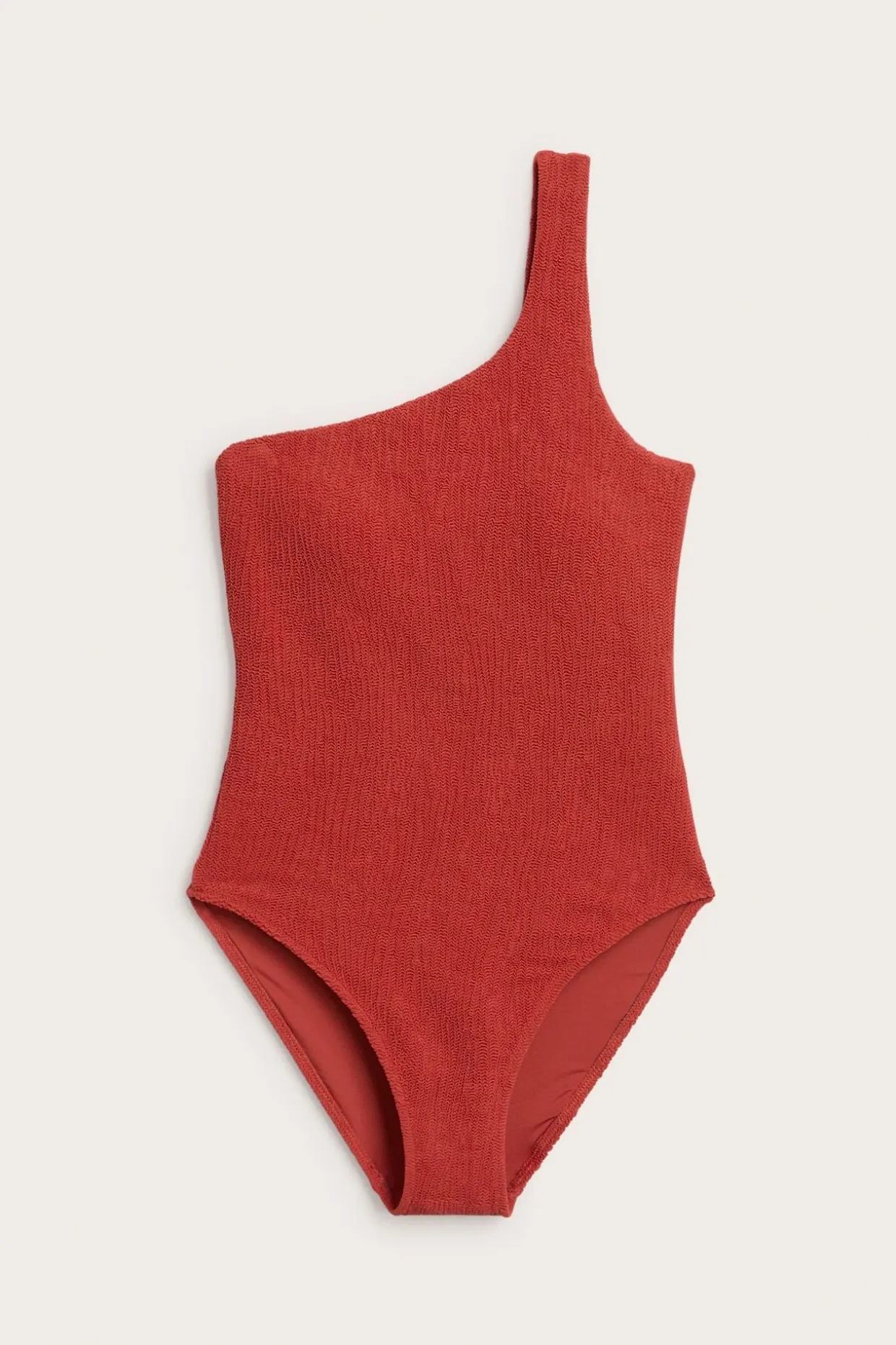 One shoulder -uimapuku | Punainen | Naiset | Kappahl