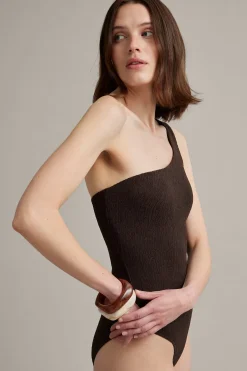 One shoulder -uimapuku | Ruskea | Naiset | Kappahl