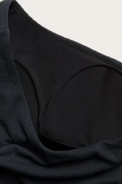 One shoulder -uimapuku | Tummansininen | Naiset | Kappahl