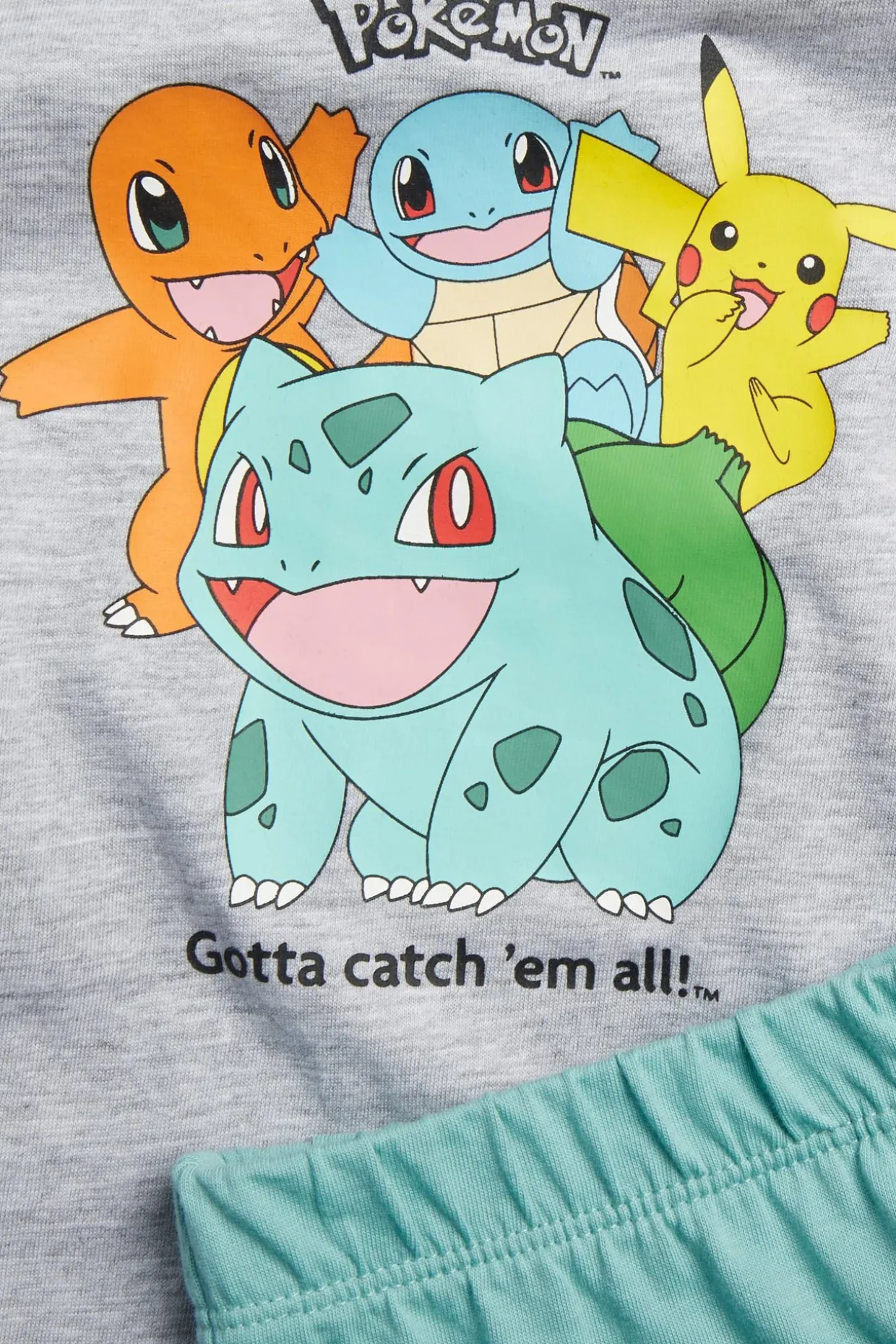 2-osainen Pokémon-pyjamasetti | Vaaleanharmaa | Lapset | Kappahl