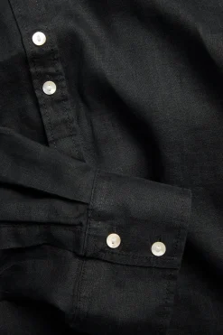 Oversized-mallinen pellavapaita | Musta | Naiset | Kappahl