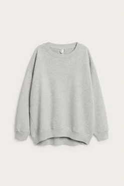 Oversized sweatshirt | Vaaleanharmaa | Naiset | Kappahl
