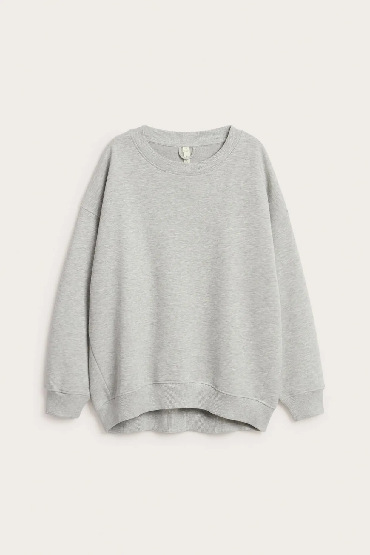 Oversized sweatshirt | Vaaleanharmaa | Naiset | Kappahl